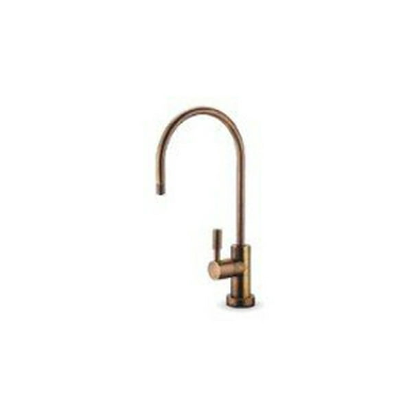 Hydronix LF-EC25-AB Teir1 Modern Ceramic RO Reverse Osmosis or Filtered Water Faucet Lead Free Antique Brass 